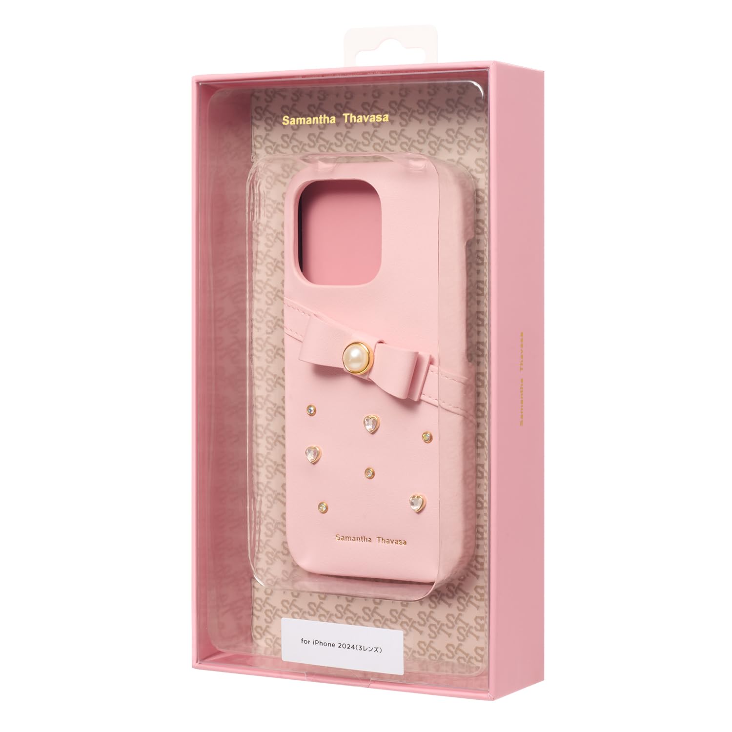 サマンサタバサ ストラップ付背面ケースiPhone 16 Pro ピンク Amazon.co.jp: [Samantha Thavasa] iPhone 16 Pro ケース 背面型 Wrap